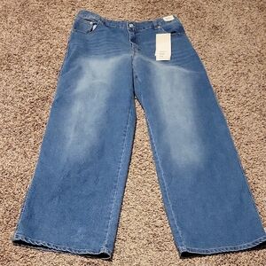 Women's No Boundaries Wide Leg.Blue Jeans. Size Large (12/14). New With Tag